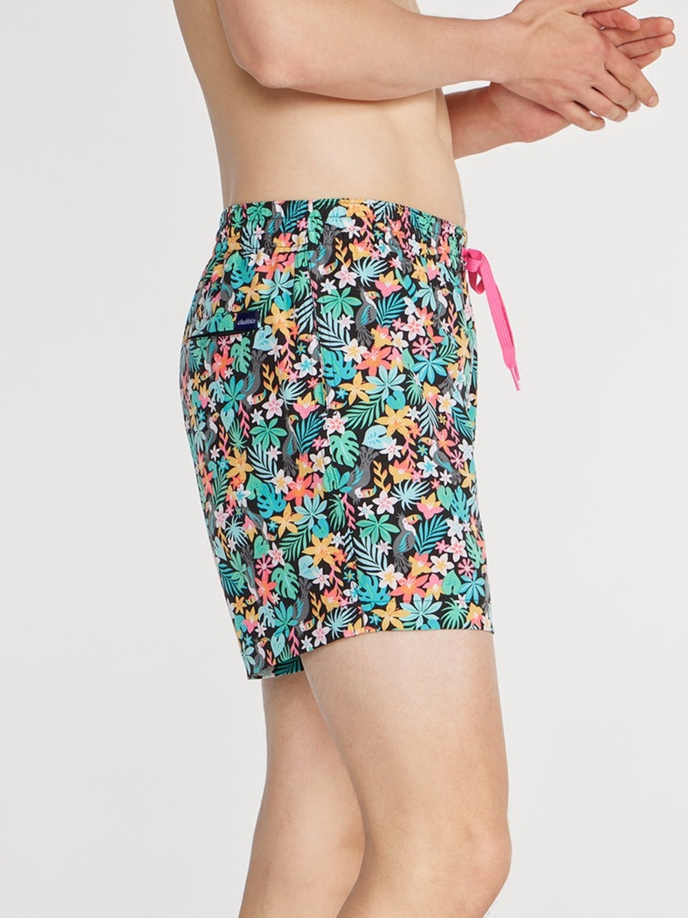 Chubbies Bloomerangs Tropical Swim Trunks Men’s Medium 5.5” Inseam Drawstring - Picture 4 of 8